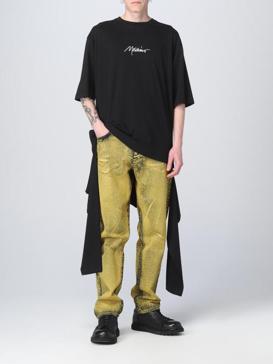  모스키노 반팔 티셔츠 07160241 1555 Black - MOSCHINO