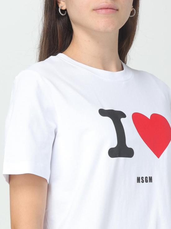  엠에스지엠 반팔 티셔츠 3541MDM171237798 01 White - MSGM