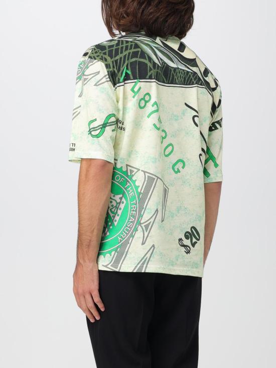  모스키노 반팔 티셔츠 07207040 1006 Multicolor - MOSCHINO