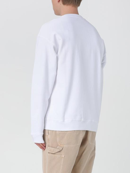 25FW 모스키노 긴팔 티셔츠 17015228 1001 White - MOSCHINO