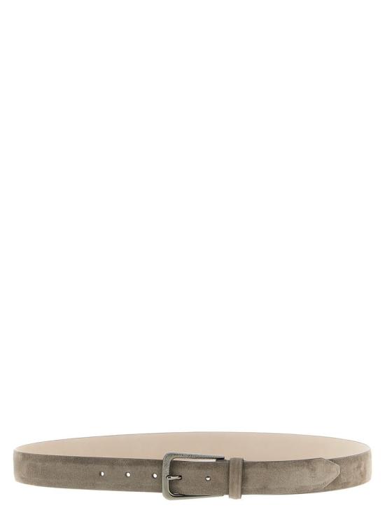 25FW 브루넬로 쿠치넬리 레귤러 벨트 M0DELC33GC8212 GRAY