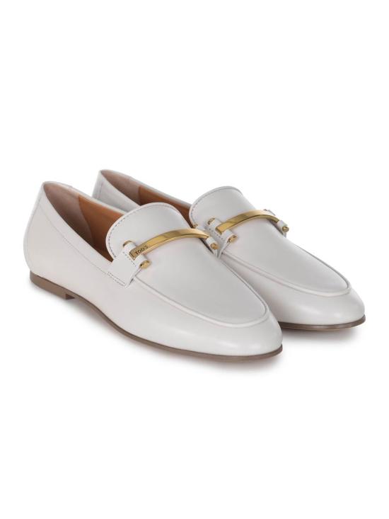 25SS 토즈 카프스킨 레더 로퍼 XXW79A0JE50SMXB015 WHITE - TODS