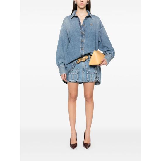 25SS 디 아티코 셔츠 250WCB00068 DDD085AA 024 BLUE - THE ATTICO