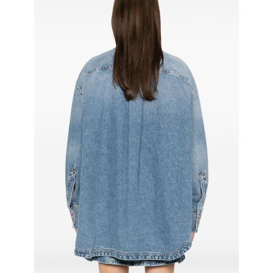 25SS 디 아티코 셔츠 250WCB00068 DDD085AA 024 BLUE - THE ATTICO