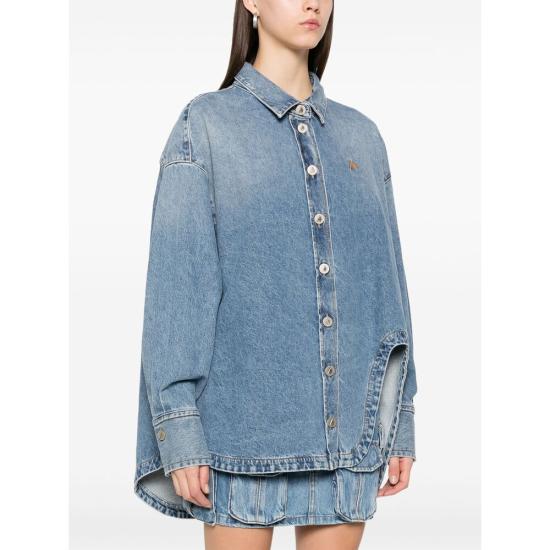 25SS 디 아티코 셔츠 250WCB00068 DDD085AA 024 BLUE - THE ATTICO