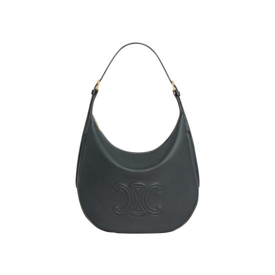 24FW 셀린느 / 여성 서플 카프스킨 엘로이즈 숄더백 114713FLH 10SG Free SLATE GREY BPG