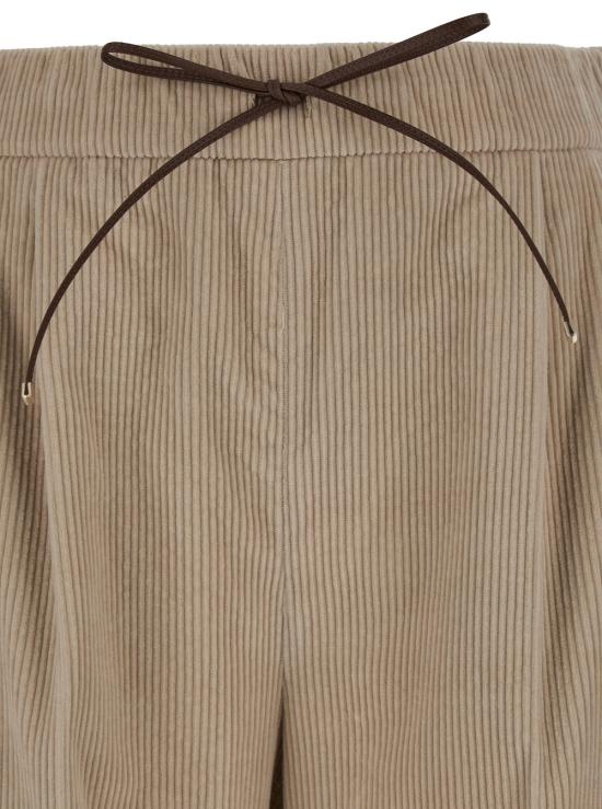 24FW 막스마라 스트레이트 팬츠 2421136171600001 Beige - MAX MARA