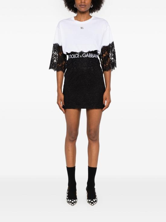 24FW 돌체앤가바나 스커트 F4CNKT FLRFF N0000 - DOLCE & GABBANA