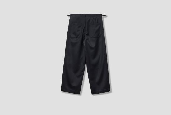 25SS 보디 스트레이트 팬츠 NUMERALS TROUSERS MRF24BT050 네이비 - BODE