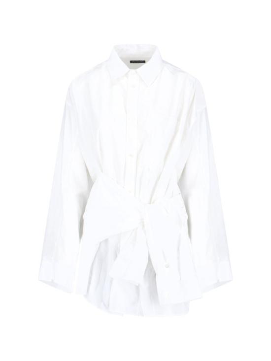  발렌시아가 블라우스 768801 TNM609000 WHITE