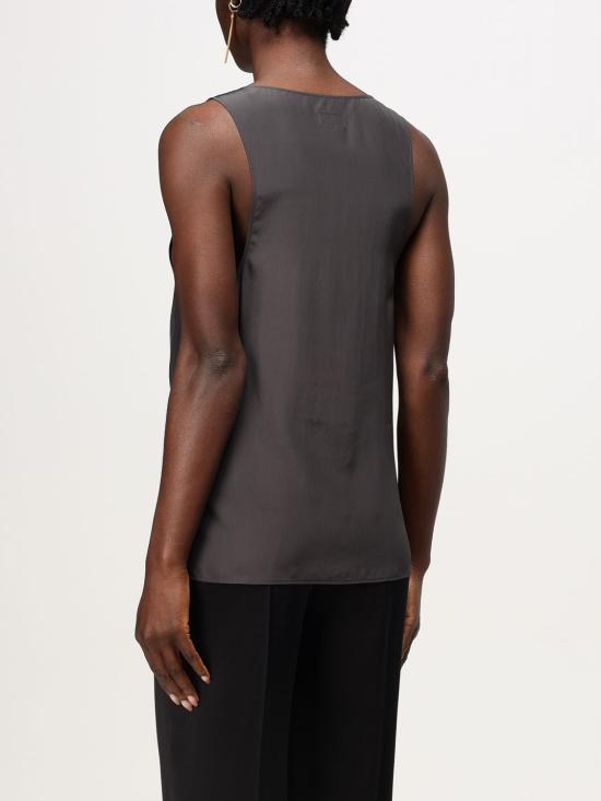 24FW 생로랑 민소매 티셔츠 789945 Y7I22 4280 Black - SAINT LAURENT