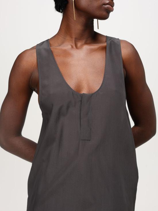 24FW 생로랑 민소매 티셔츠 789945 Y7I22 4280 Black - SAINT LAURENT