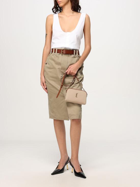 24FW 생로랑 민소매 티셔츠 790074 Y227W 9000 White - SAINT LAURENT