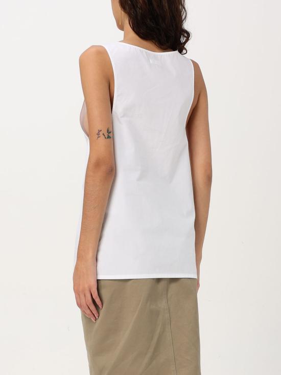 24FW 생로랑 민소매 티셔츠 790074 Y227W 9000 White - SAINT LAURENT