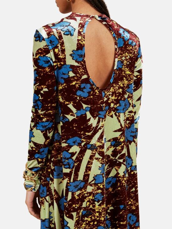 24FW 콜빌 롱 원피스 CVF24191PBY GRNBLU Green - COLVILLE