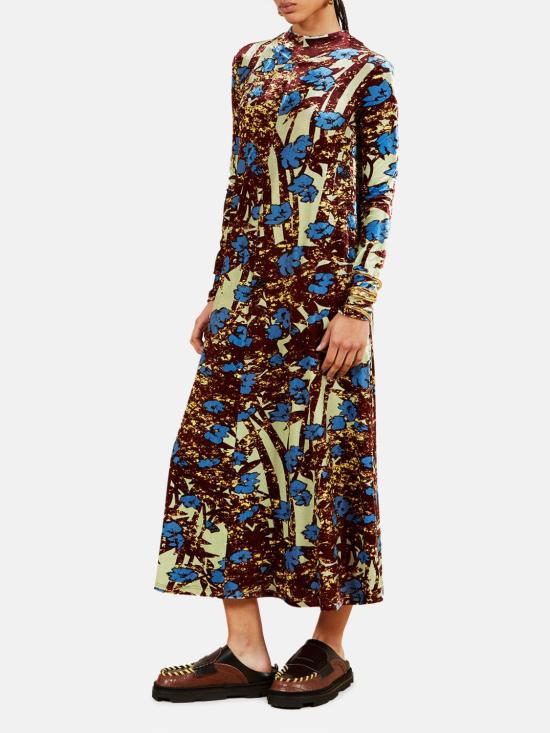 24FW 콜빌 롱 원피스 CVF24191PBY GRNBLU Green