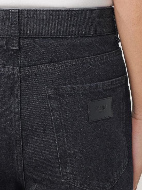 24FW 펜디 스트레이트 팬츠 FLP285 ATK3 F0QA1 Black - FENDI