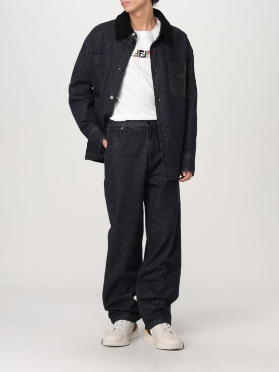 24FW 펜디 스트레이트 팬츠 FLP285 ATK3 F0QA1 Black - FENDI