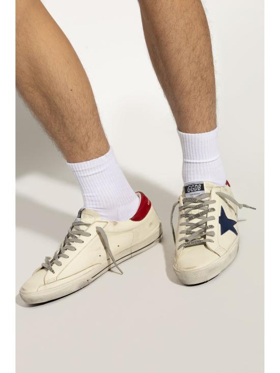 26SS 골든구스 슈퍼스타 스니커즈 GMF00101F006839 10317 WHITE BLUE RED - GOLDEN GOOSE