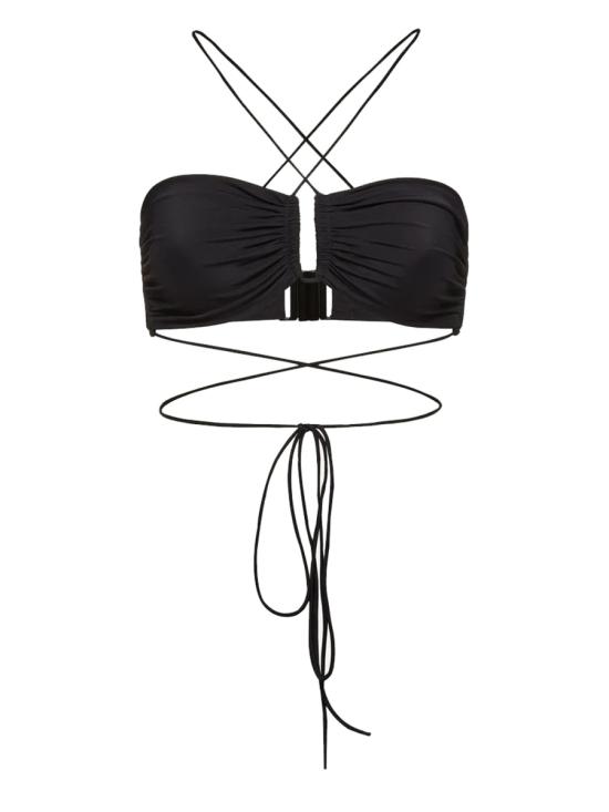 24FW 마그다뷰트림 비키니 수영복 807721 BLACK