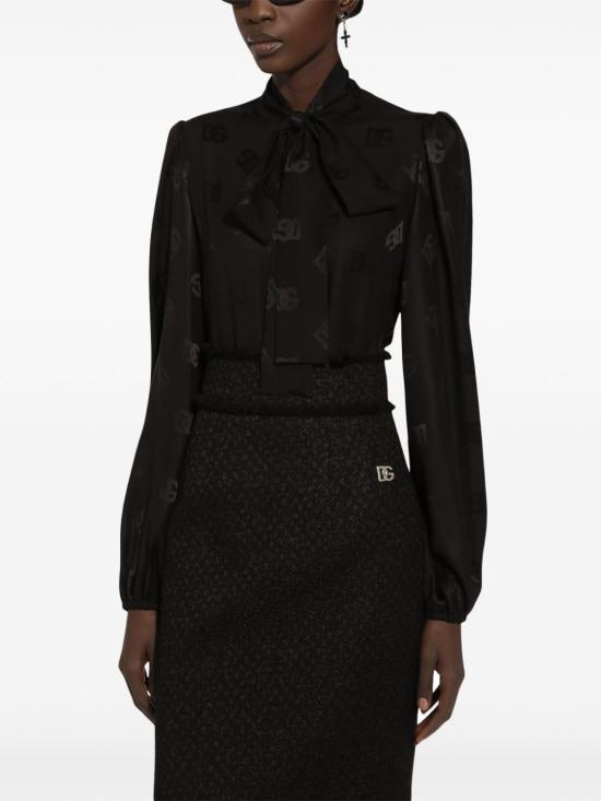24FW 돌체앤가바나 블라우스 F5Q44T BLACK - DOLCE & GABBANA