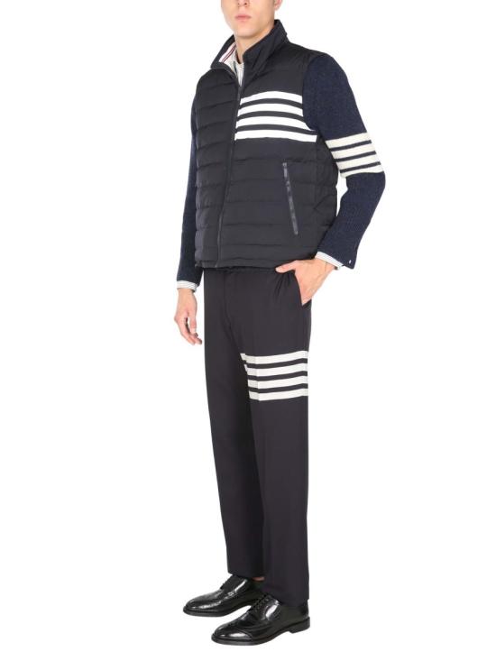 24FW 톰브라운 베스트 MVD024X BLUE - THOM BROWNE