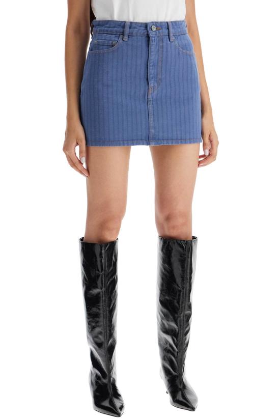 24FW 가니 숏 스커트 J1504 DENIM - GANNI