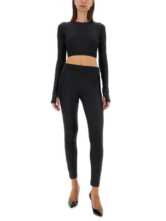 24FW 베르사체 반팔 티셔츠 77HAH218 BLACK - VERSACE