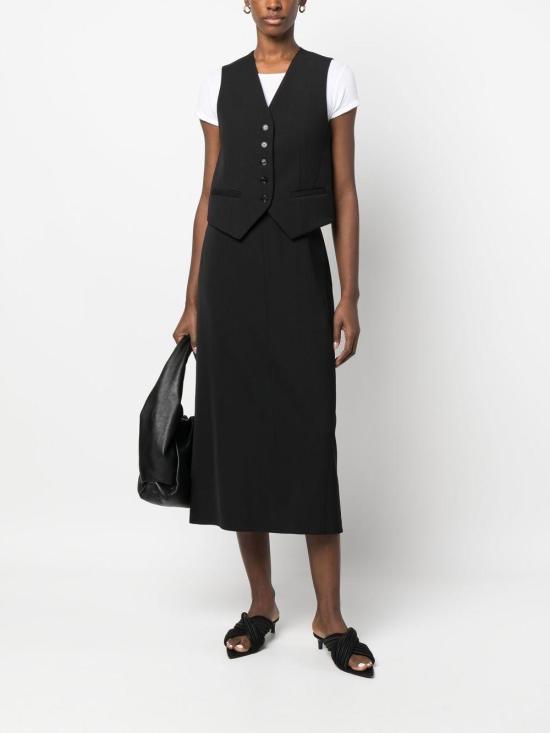  더로우 롱 스커트 5485 W1973 BLK - THE ROW