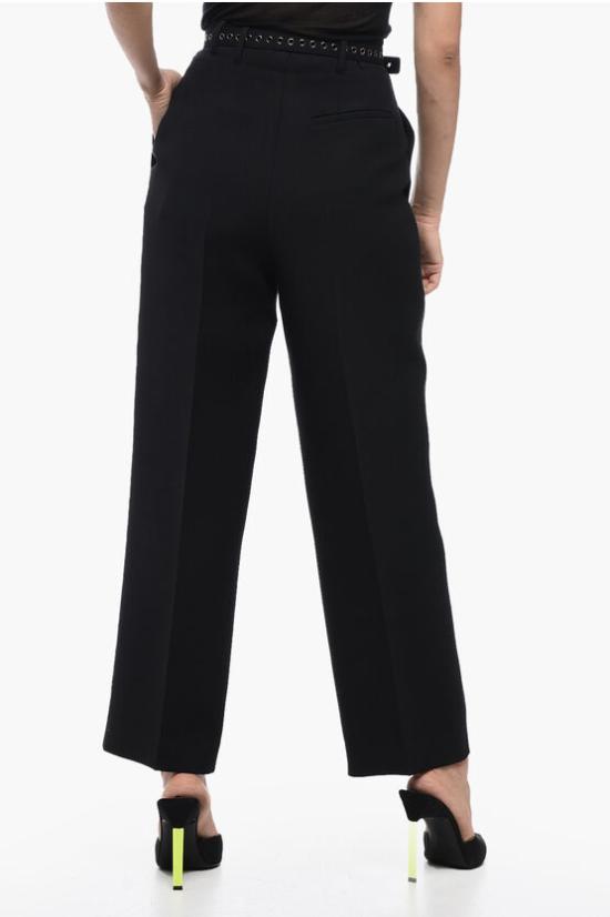  크리스챤디올 스트레이트 팬츠 241P04A 1166 9000 Black - DIOR