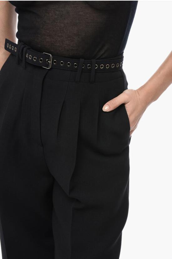  크리스챤디올 스트레이트 팬츠 241P04A 1166 9000 Black - DIOR