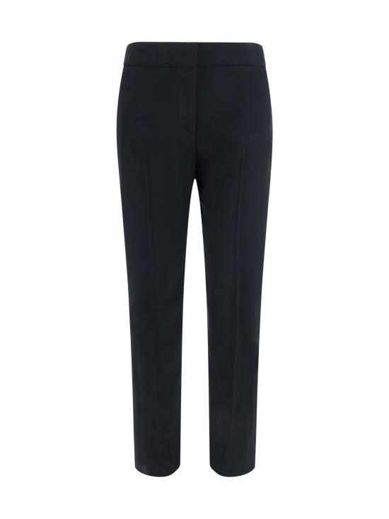 25SS 알렉산더 맥퀸 스트레이트 팬츠 737345QEAAA 1000 BLACK