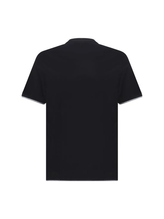 26SS 브루넬로 쿠치넬리 반팔 티셔츠 M0B137427 CCB75 BLACK - BRUNELLO CUCINELLI