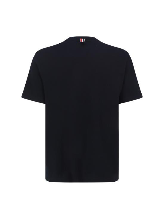 26FW 톰브라운 클래식 피케 4바 티 MJS123A00050 415 BLUE - THOM BROWNE