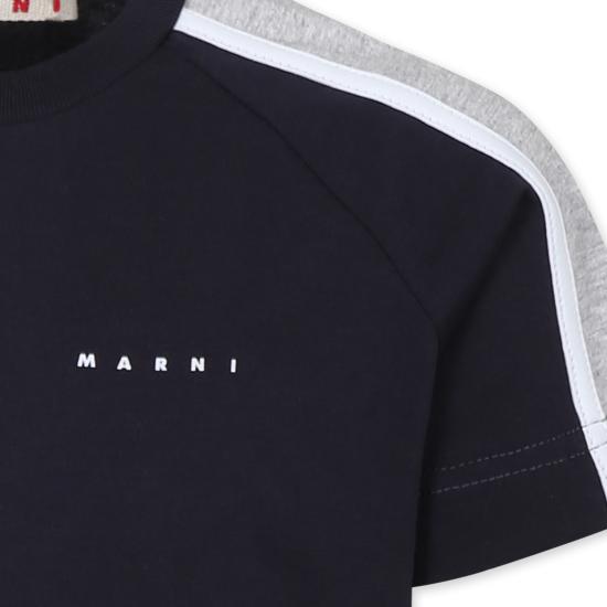 25SS [키즈] 마르니 티셔츠 M01448 M00RF MT278U 0M803 BLUE - MARNI