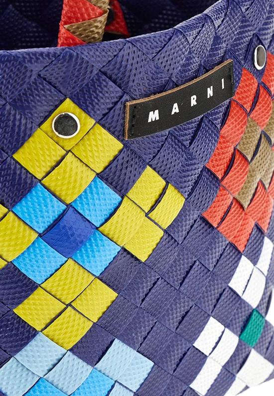 25SS [키즈] 마르니 토트백 M01480 M00IW MW98F 0MC66 BLUE - MARNI