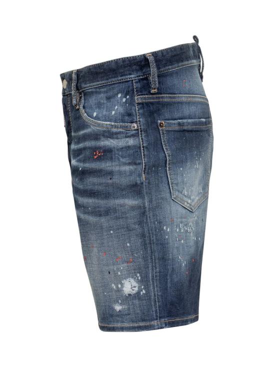 25SS 디스퀘어드2 데님 숏팬츠 S74MU0884S30664 470 BLUE - DSQUARED2