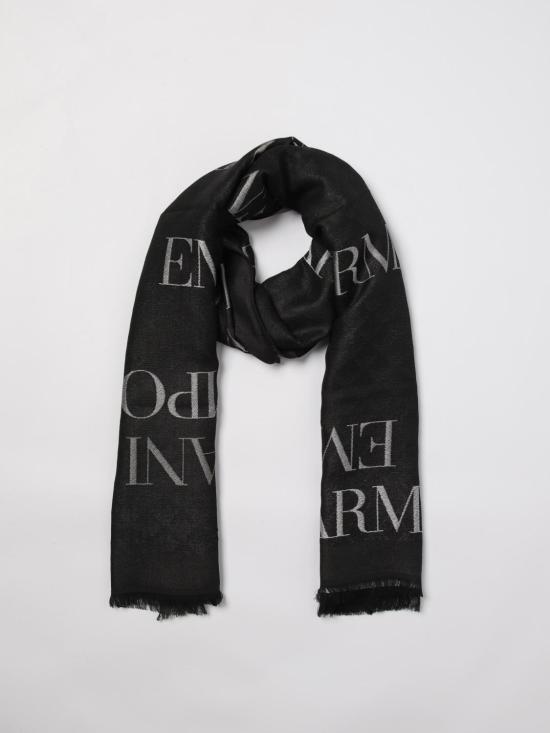24FW 엠포리오 아르마니 머플러/스카프 6352364F312 00020 Black - EMPORIO ARMANI