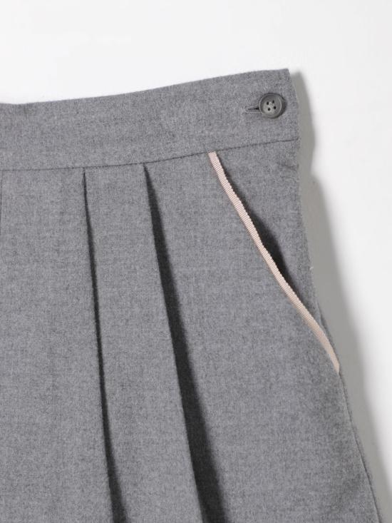 25FW [키즈] 일 구포 스커트 GN225W0003 0730 Grey - IL GUFO
