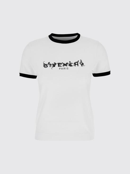 25SS 지방시 반팔 티셔츠 BW70BFP704 116 White