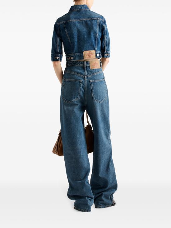 25SS 프라다 스트레이트 팬츠 GFP519SOOO12OY F0008 BLEU - PRADA