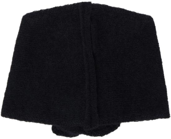 25FW 아워레가시 미니어처 퍼지 알파카 스카프 A4248MF BLACK DOM - OUR LEGACY