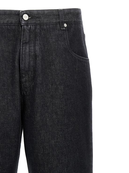 24FW 펜디 데님 팬츠 FLP285ATK3F0QA1 Black - FENDI