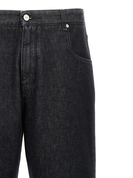 24FW 펜디 데님 팬츠 FLP285ATK3F0QA1 Black - FENDI