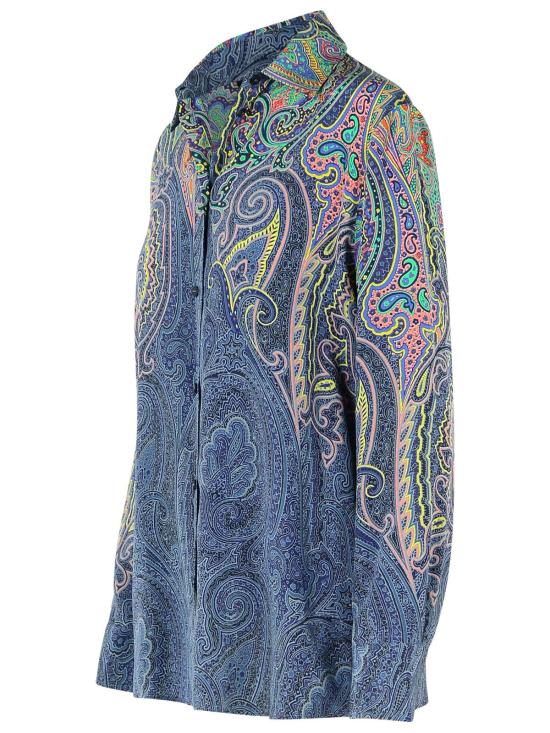 25SS 에트로 셔츠 WRIA0013 AS302X0891 Green - ETRO