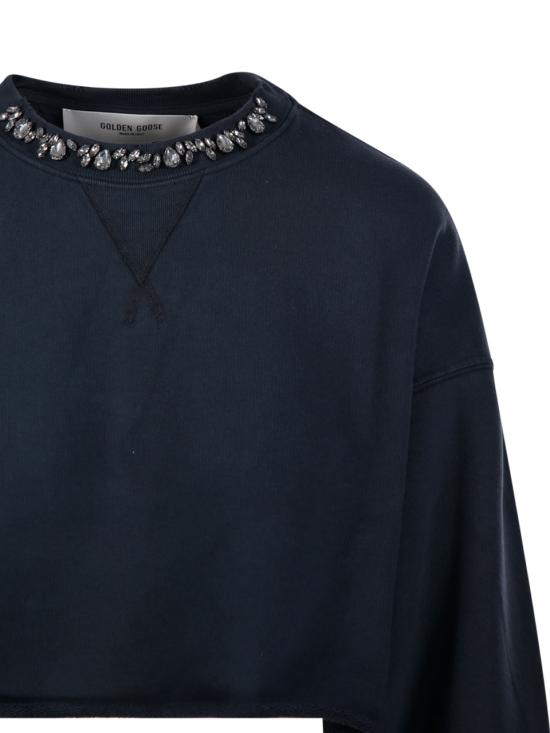 25SS 골든구스 긴팔 티셔츠 GWP02203 P001896 90456 WASHED BLACK - GOLDEN GOOSE