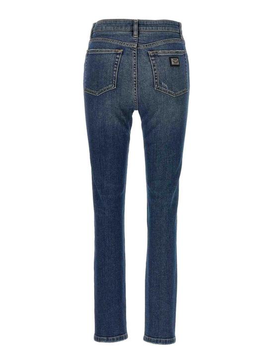  돌체앤가바나 스트레이트 팬츠 FTC67DG8LX4S9001 Blue - DOLCE & GABBANA