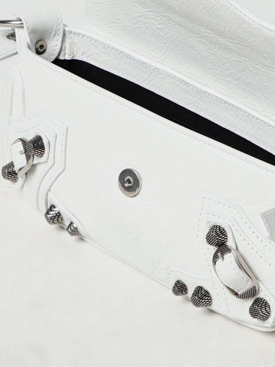 25FW 발렌시아가 LE CAGOLE 르 카골 XS 슬링백 7716701VG9Y 9104 White - BALENCIAGA