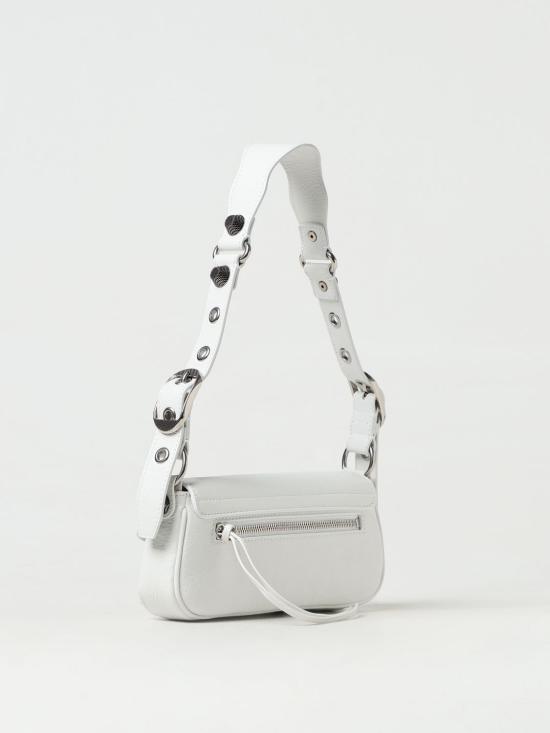 25FW 발렌시아가 LE CAGOLE 르 카골 XS 슬링백 7716701VG9Y 9104 White - BALENCIAGA