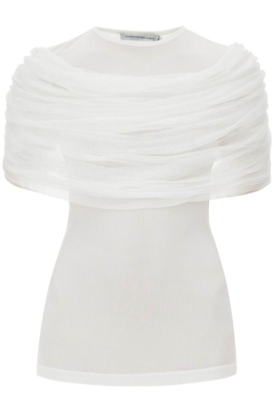 25SS 크리스토퍼에스버 반팔 티셔츠 24011226 WHITE